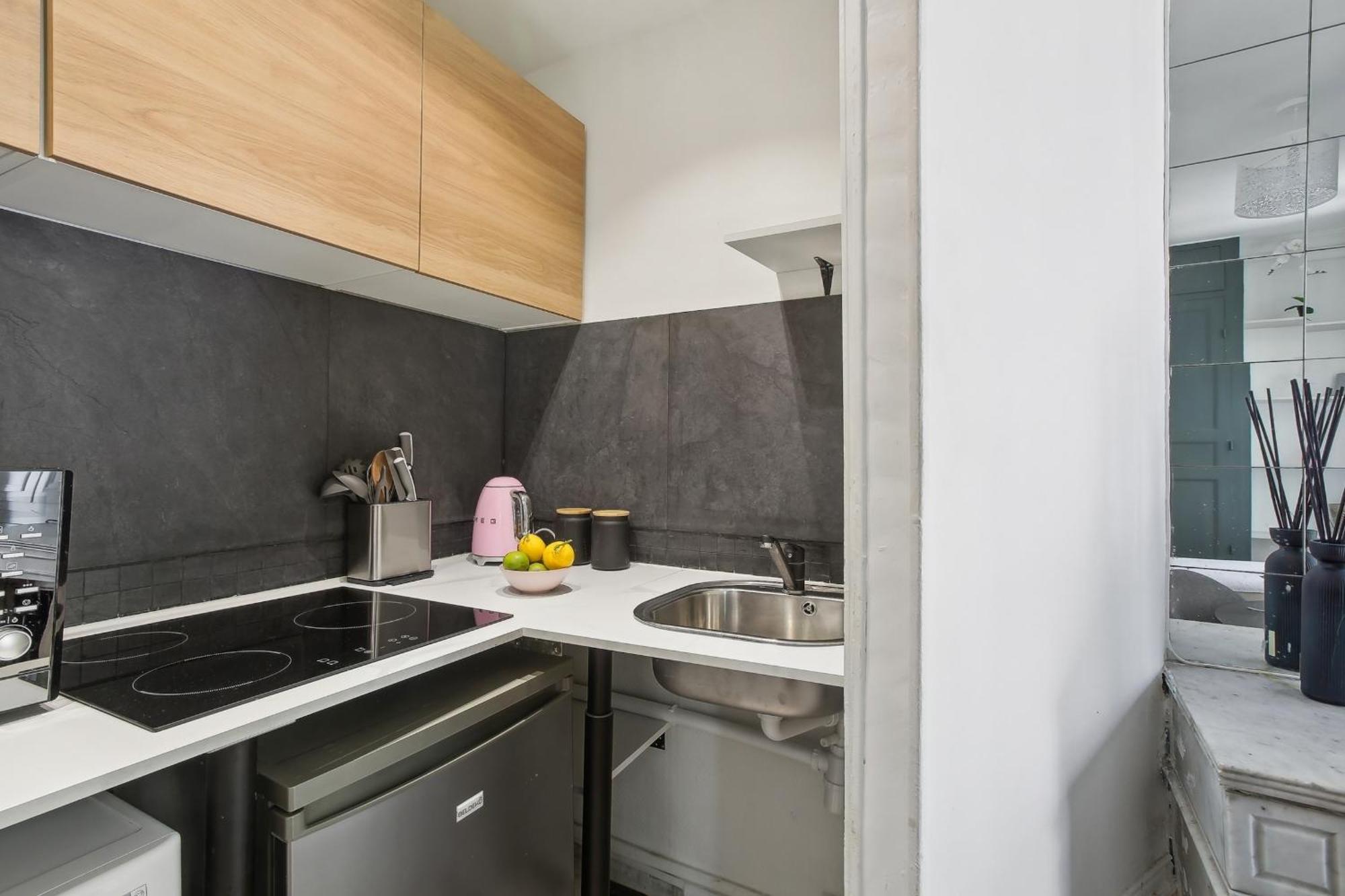 Appartamento Le Marais 1Br Cozy Parigi Esterno foto