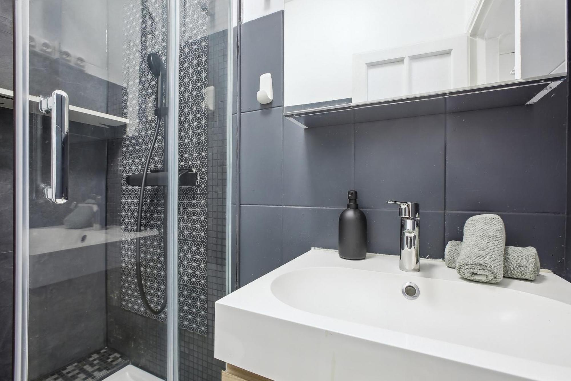 Appartamento Le Marais 1Br Cozy Parigi Esterno foto