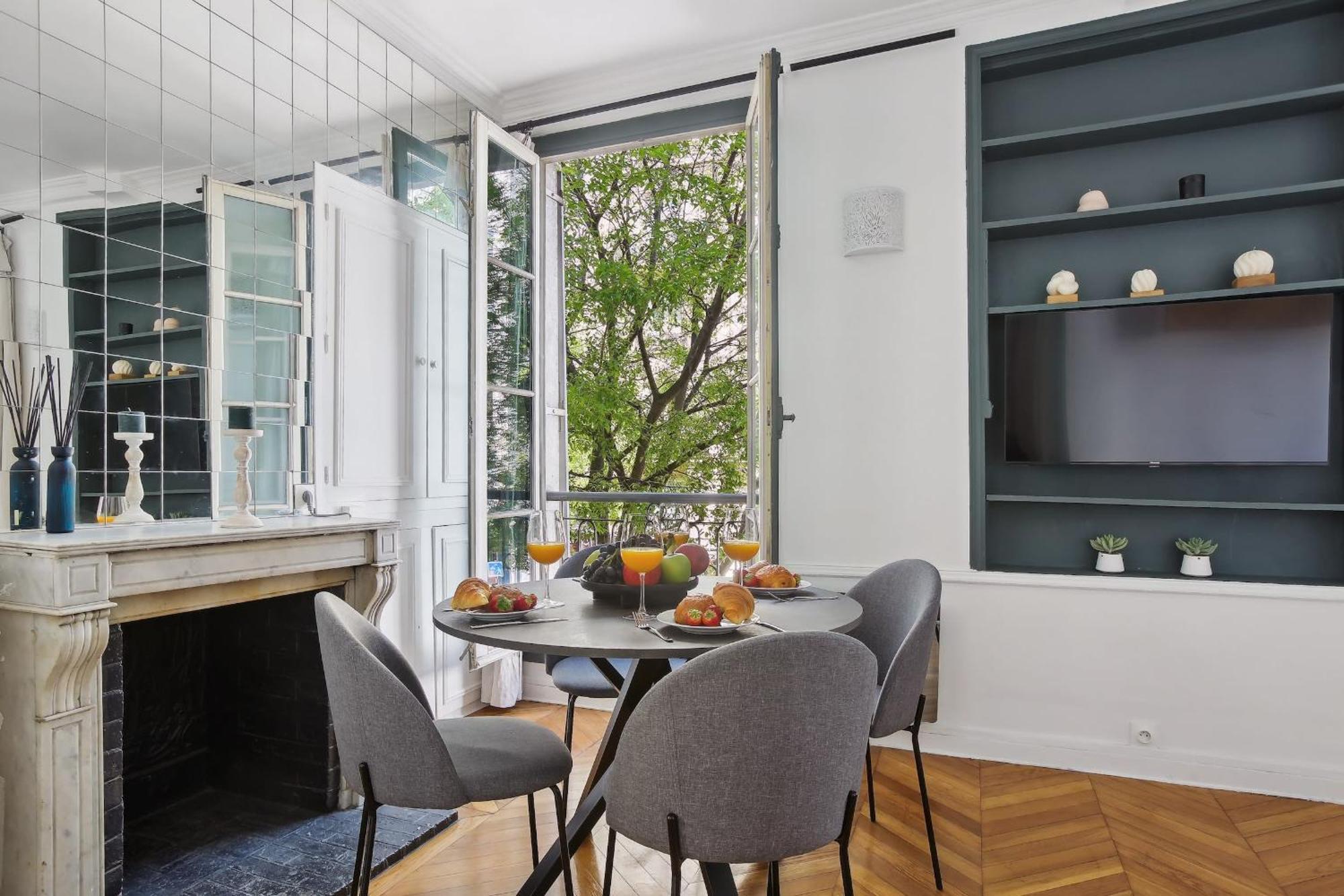 Appartamento Le Marais 1Br Cozy Parigi Esterno foto